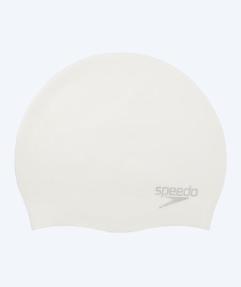 Speedo badehætte - Plain Moulded - Hvid