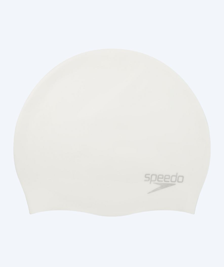 Speedo badehætte - Plain Moulded - Hvid