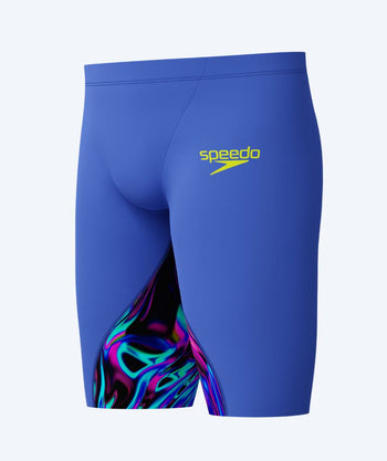 Speedo konkurrence badebukser til drenge - LZR Ignite - Blå/multi