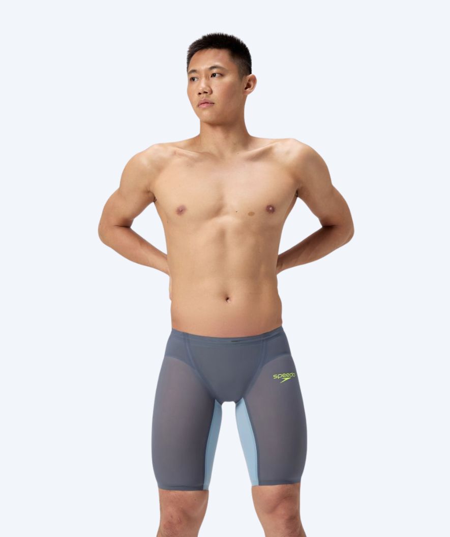 Speedo konkurrence badebukser til mænd - LZR Pure Valor 2.0 - Grå/gul