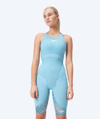 Speedo konkurrence badedragt til damer - LZR Ignite - Blå/orange