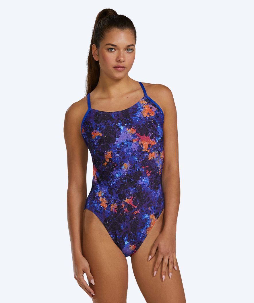 TYR badedragt til damer - Durafast Elite Cutoutfit - Lilla/orange
