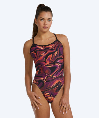 TYR badedragt til damer - Durafast Elite Trinityfit - Sort/guld