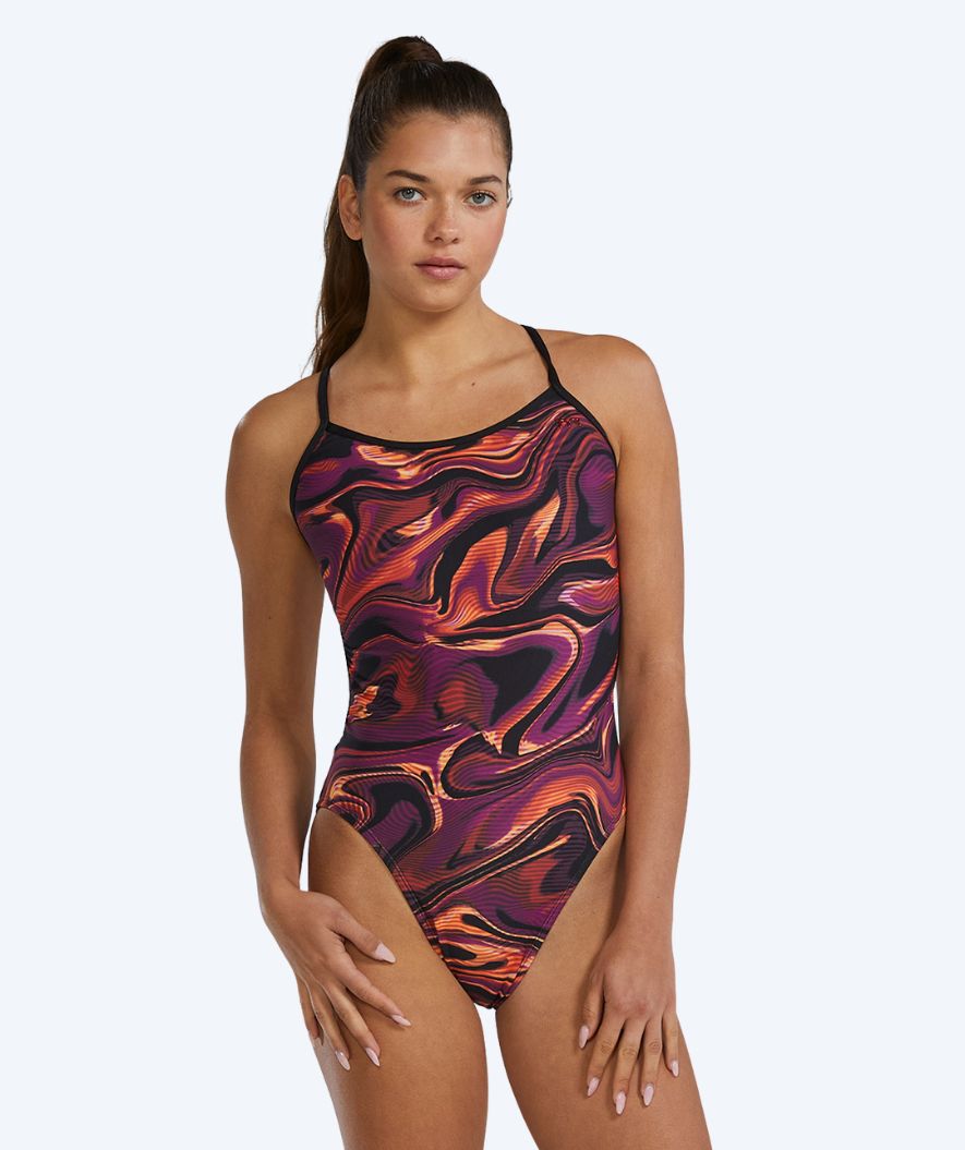 TYR badedragt til damer - Durafast Elite Trinityfit - Sort/guld