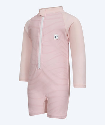Watery UV-dragt til børn - Fjord Langærmet Rashguard - Pink