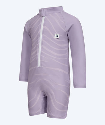 Watery UV-dragt til børn - Fjord Langærmet Rashguard - Lilla