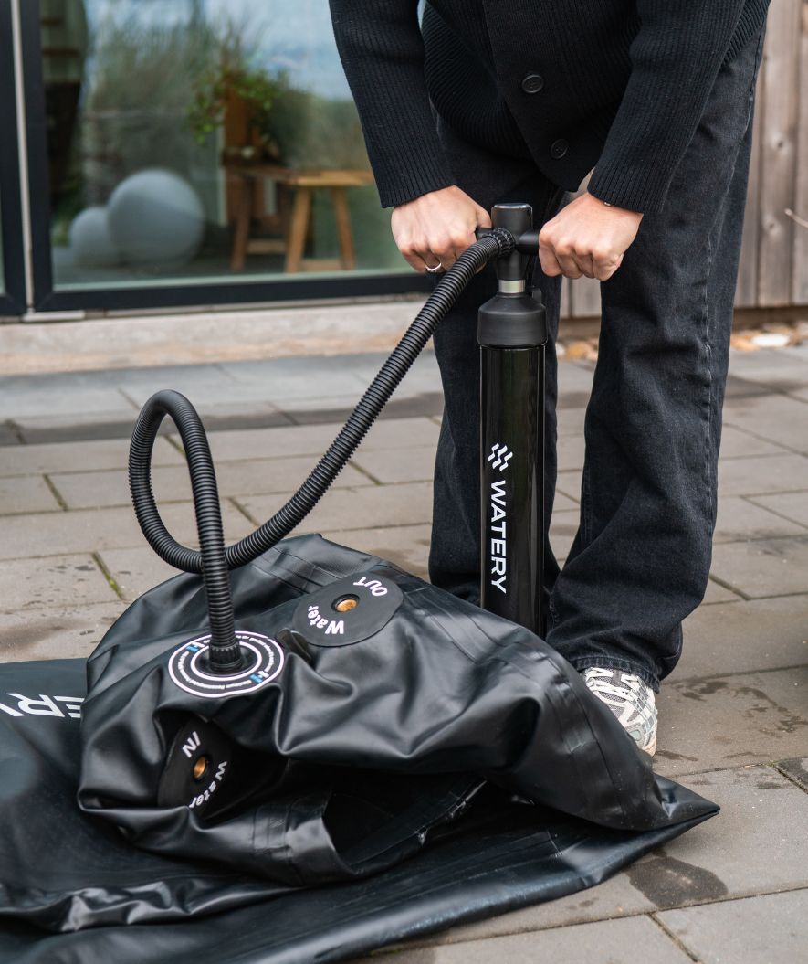 Watery oppustelig isbad - Ace - Sort