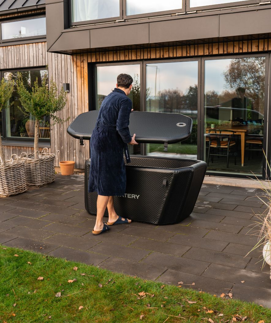 Watery oppustelig isbad - Ace - Sort