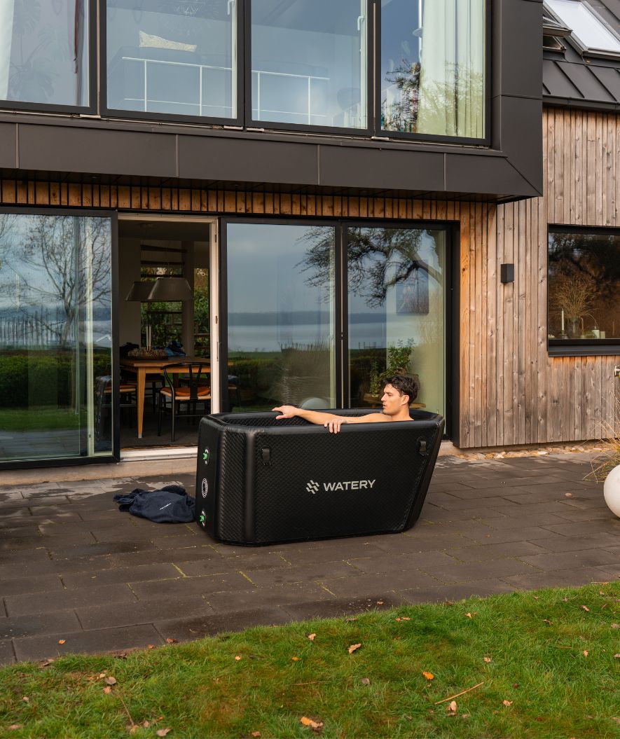 Watery oppustelig isbad - Ace - Sort