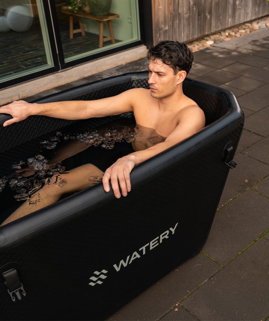 Watery oppustelig isbad - Ace - Sort