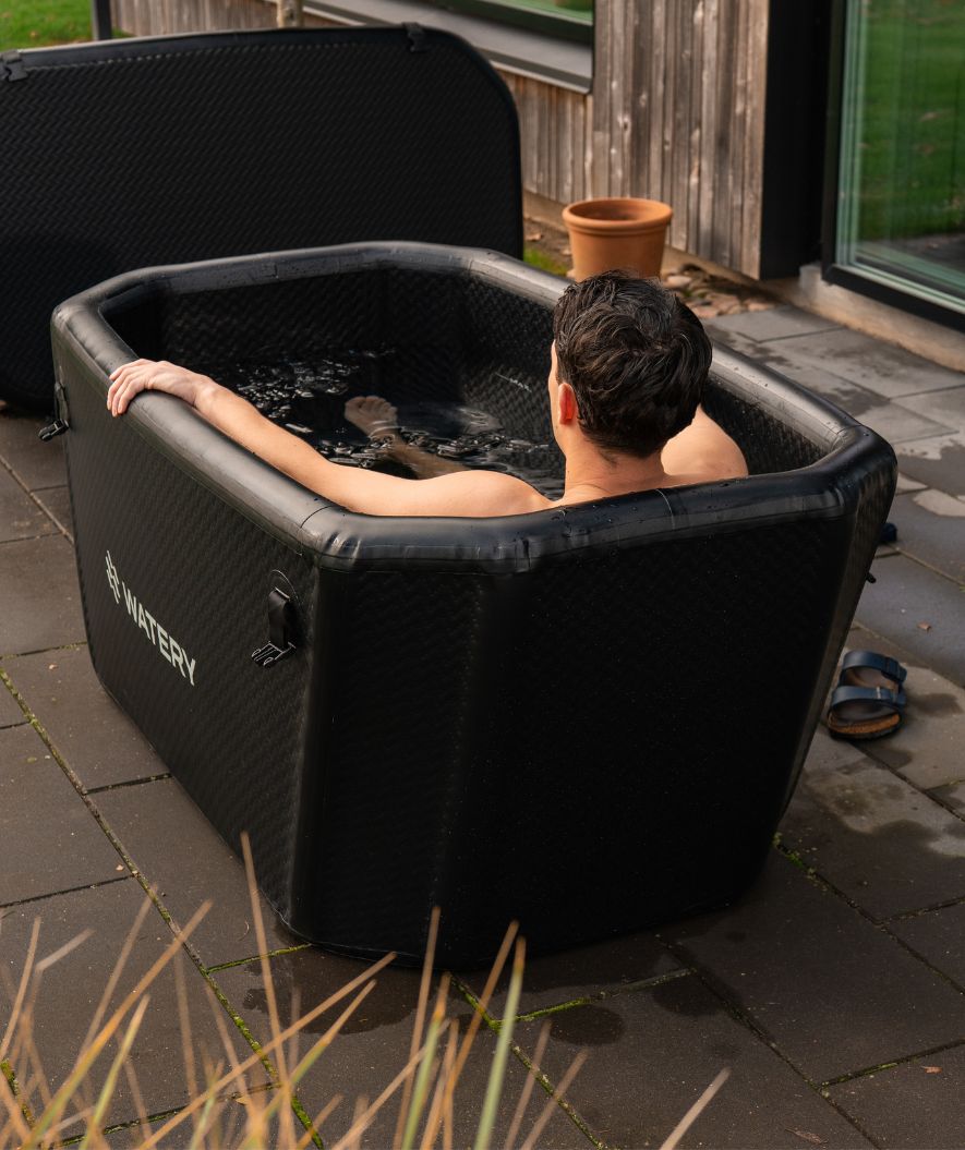 Watery oppustelig isbad - Ace - Sort