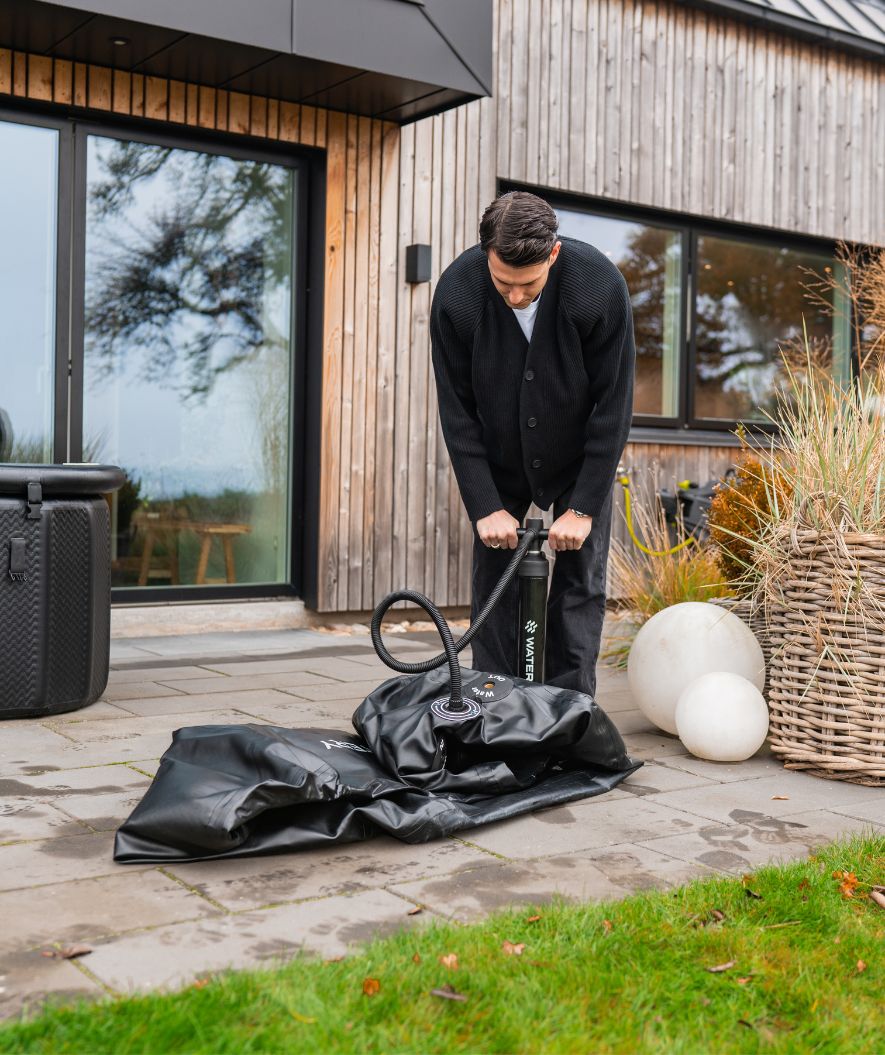 Watery oppustelig isbad - Ace - Sort