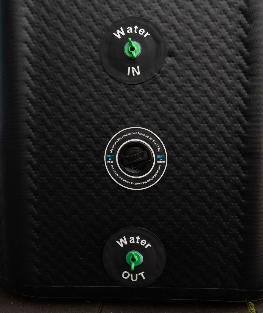 Watery oppustelig isbad - Ace - Sort