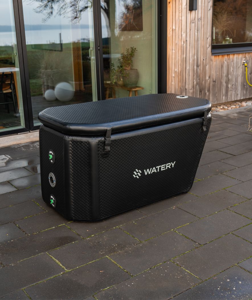 Watery oppustelig isbad - Ace - Sort