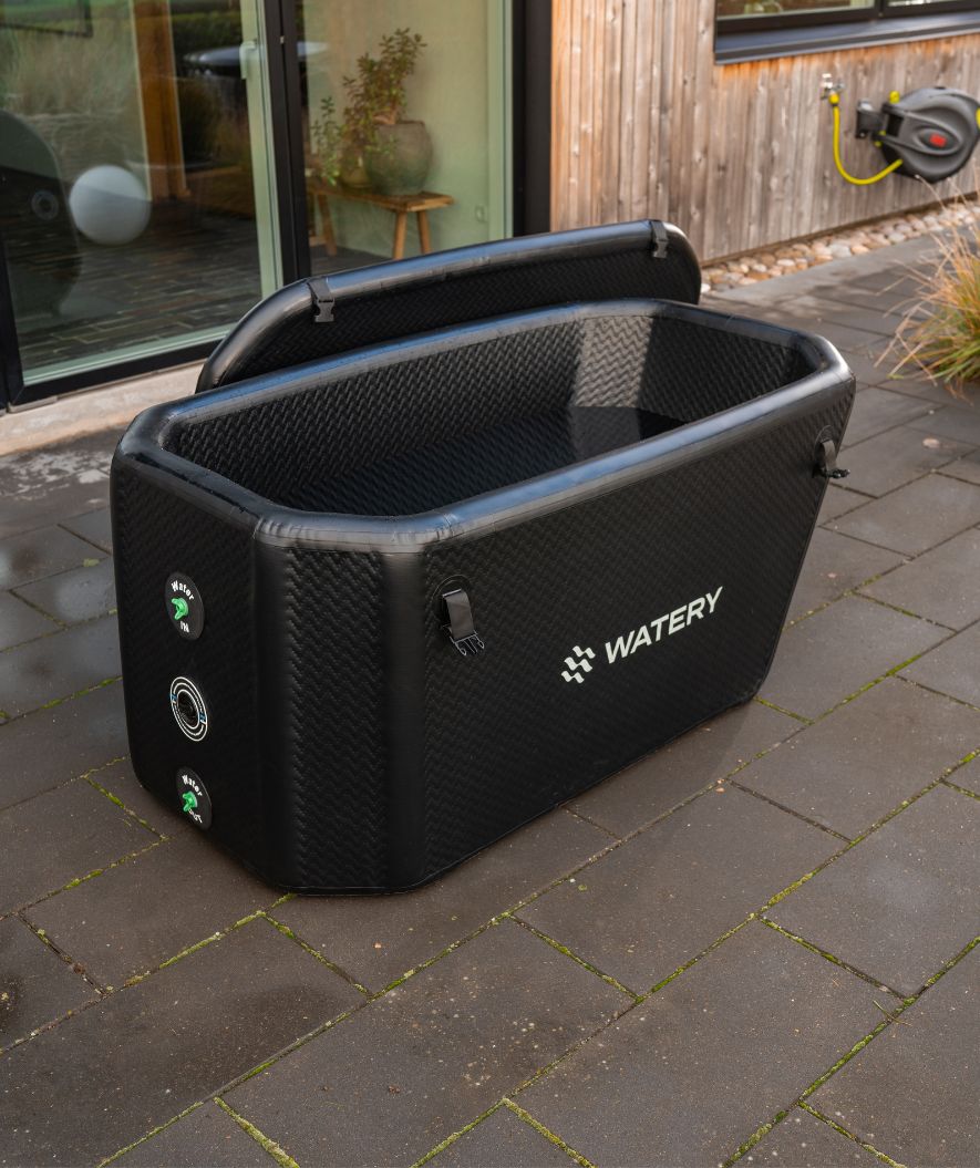 Watery oppustelig isbad - Ace - Sort