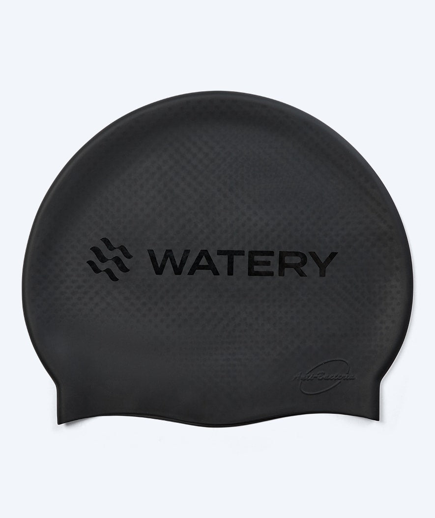 Watery badehætte med knopper - Avisa Bud - Sort