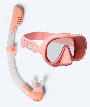 Watery Combo snorkelsæt til børn (4-10) - Alton - Pink