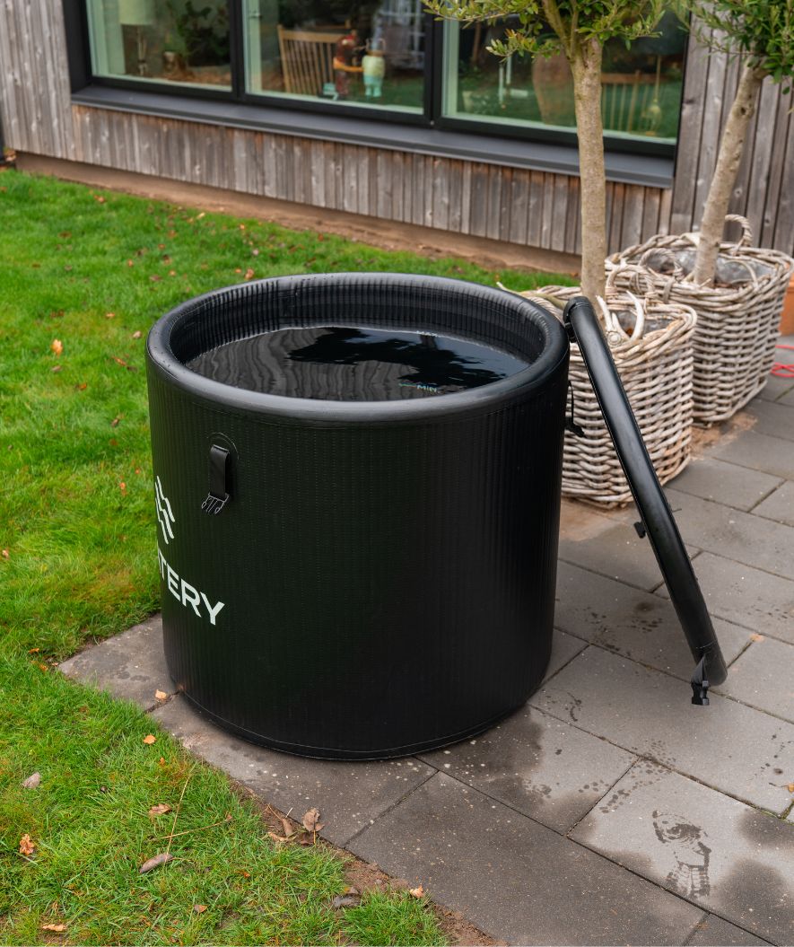 Watery oppustelig isbad - Deluxe - Sort