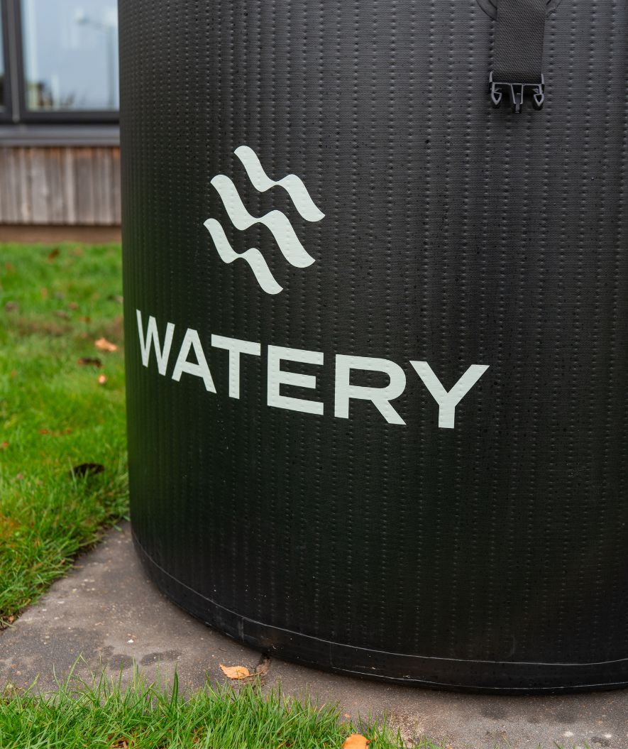 Watery oppustelig isbad - Deluxe - Sort