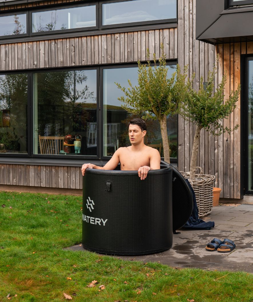 Watery oppustelig isbad - Deluxe - Sort