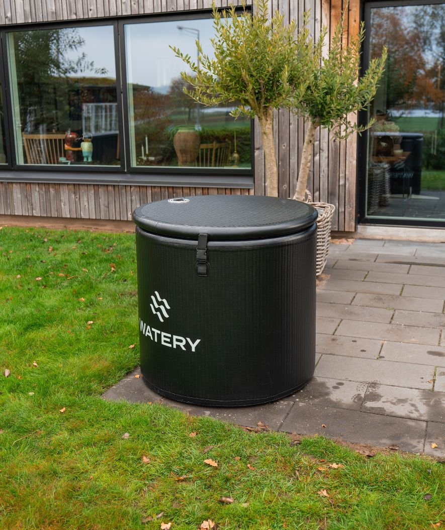 Watery oppustelig isbad - Deluxe - Sort