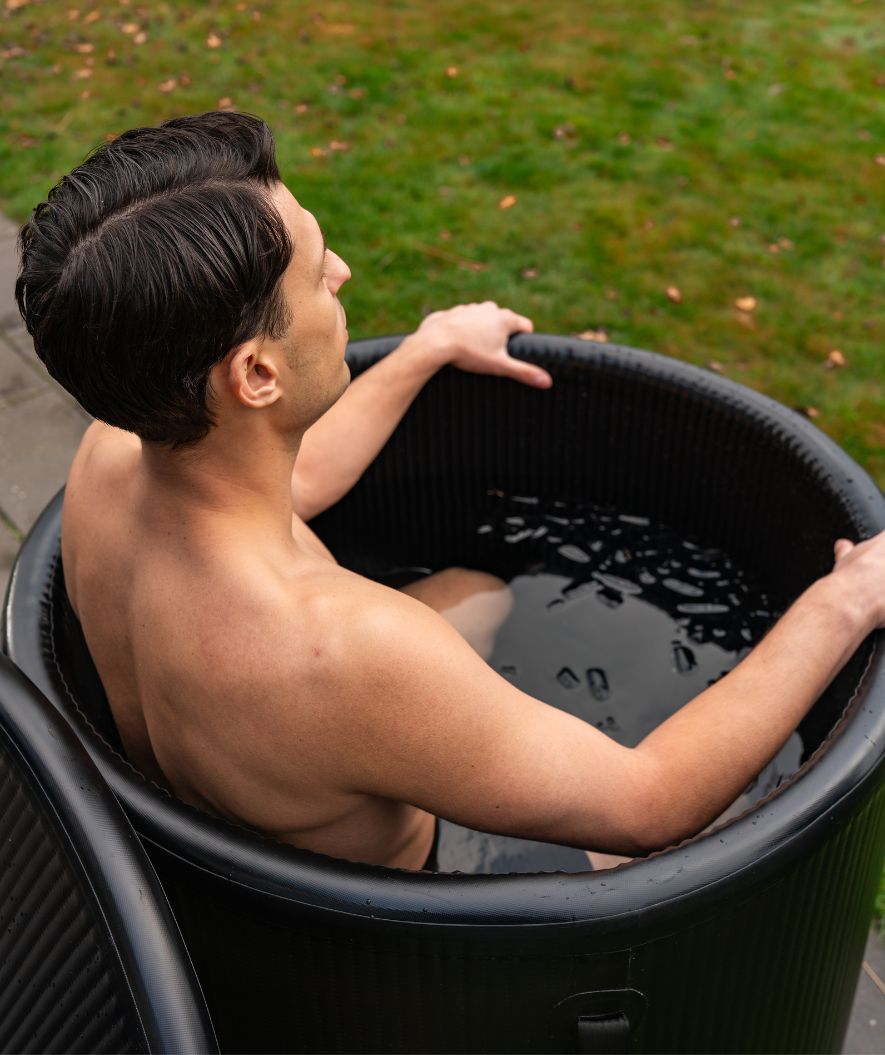 Watery oppustelig isbad - Deluxe - Sort