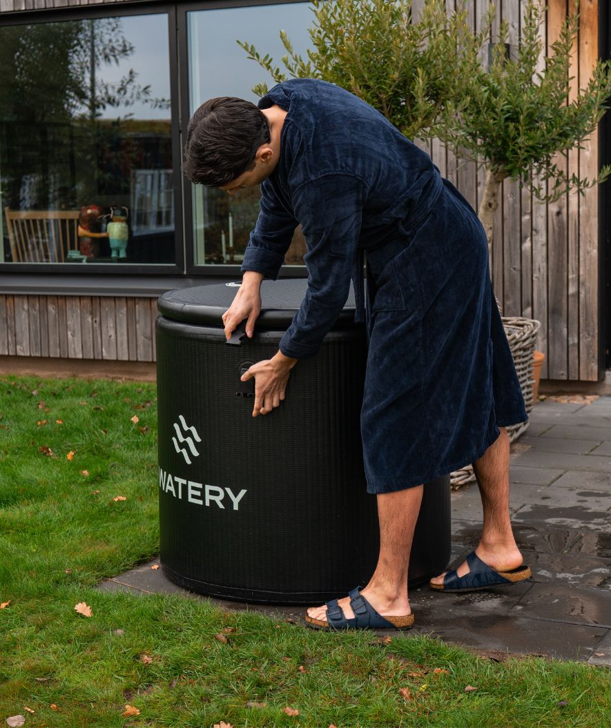 Watery oppustelig isbad - Deluxe - Sort