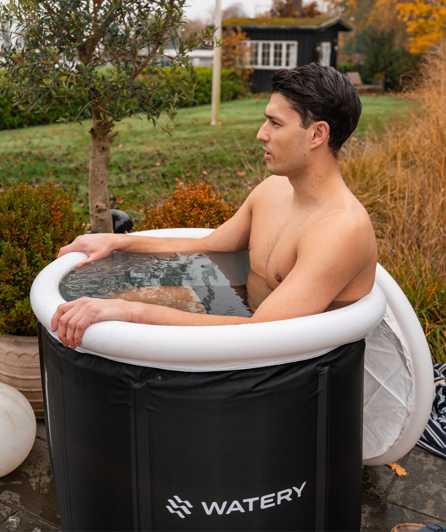 Watery oppustelig isbad - Hero - Sort