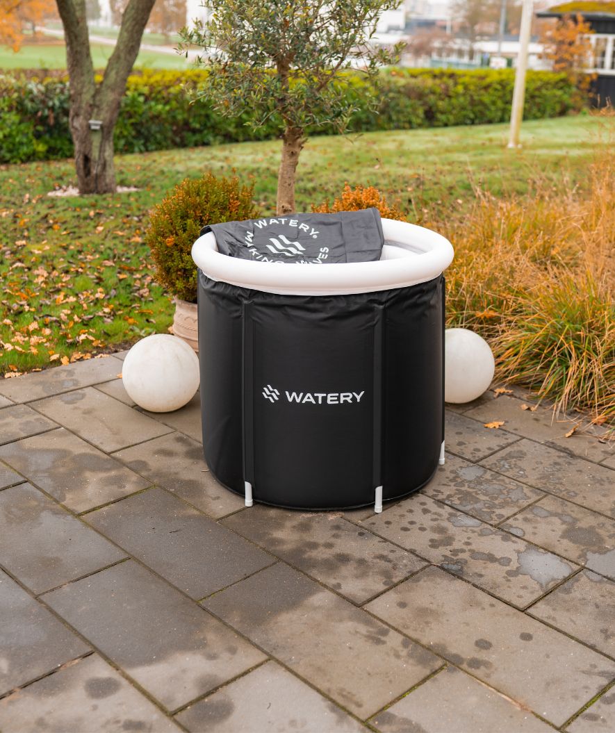 Watery oppustelig isbad - Hero - Sort