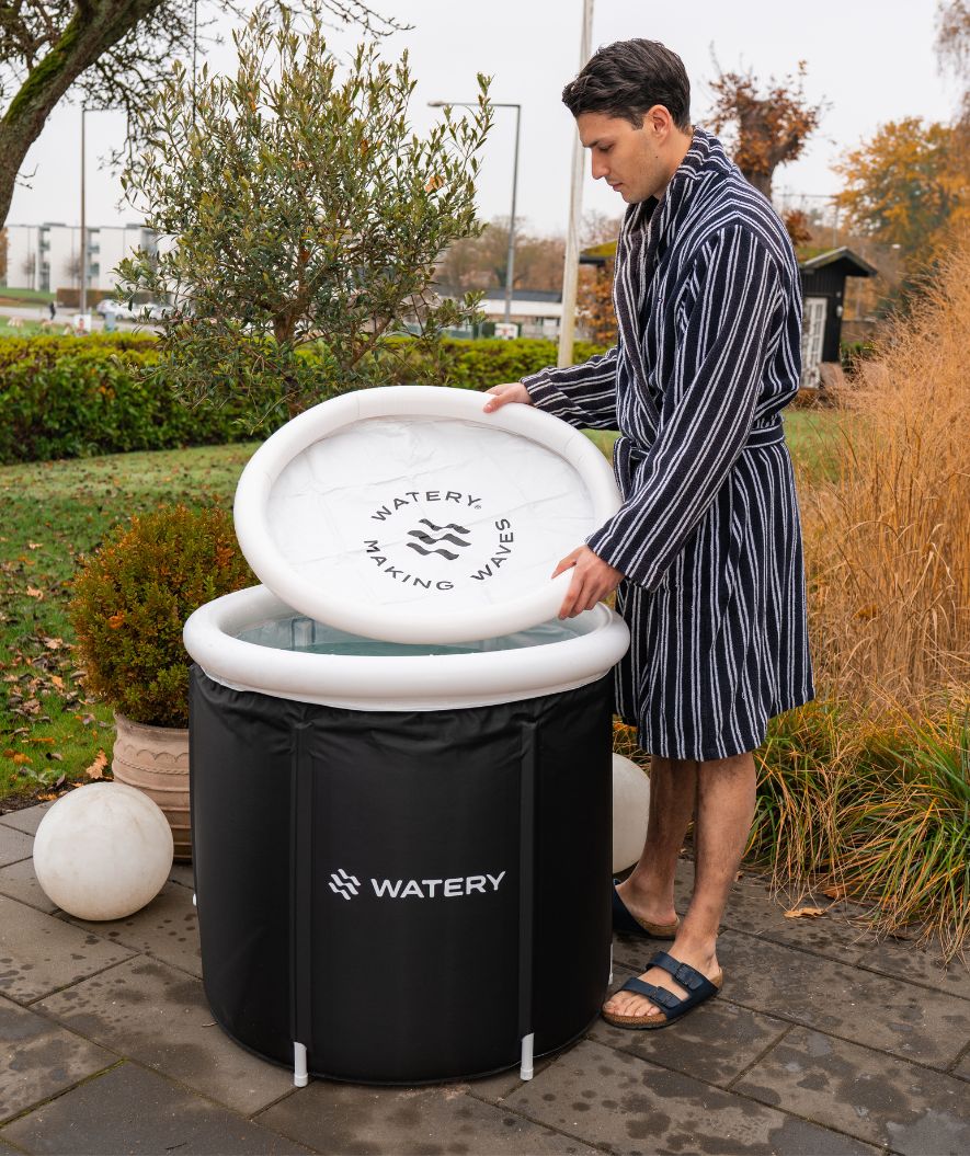 Watery oppustelig isbad - Hero - Sort