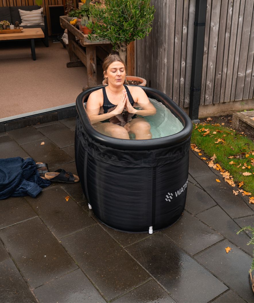 Watery oppustelig isbad - Hero Max - Sort