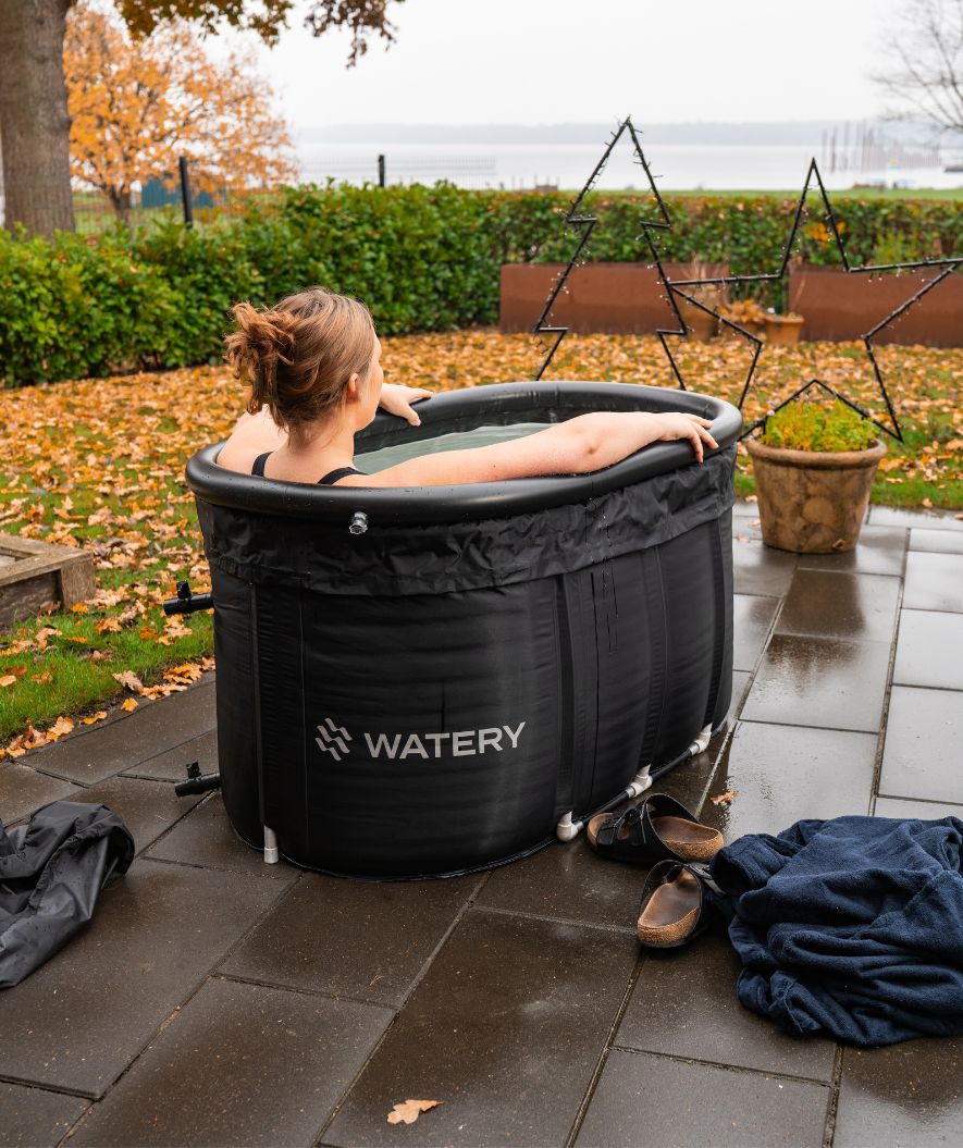 Watery oppustelig isbad - Hero Max - Sort