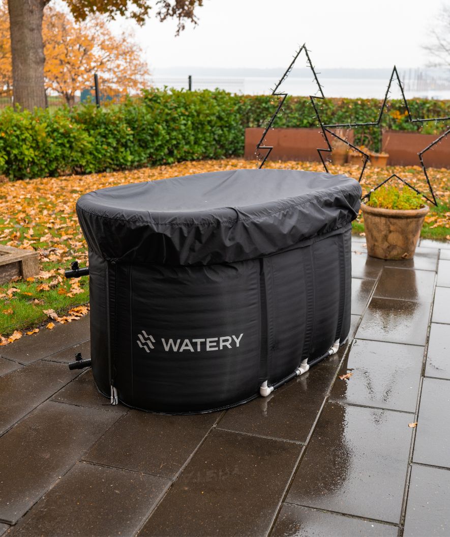 Watery oppustelig isbad - Hero Max - Sort