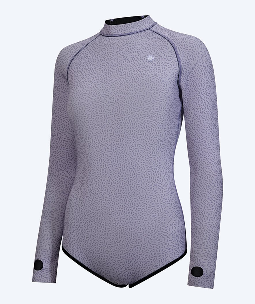 Watery neopren springsuit til damer - Lady Open Back - Lilla