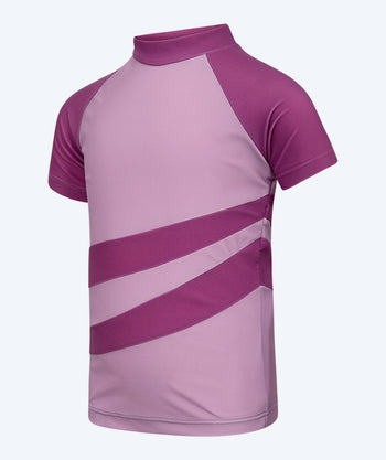 Watery UV-trøje til børn - Manami Kortærmet Rashguard - Atlantic Purple