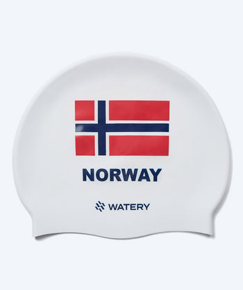 Watery badehætte - Norge - Hvid
