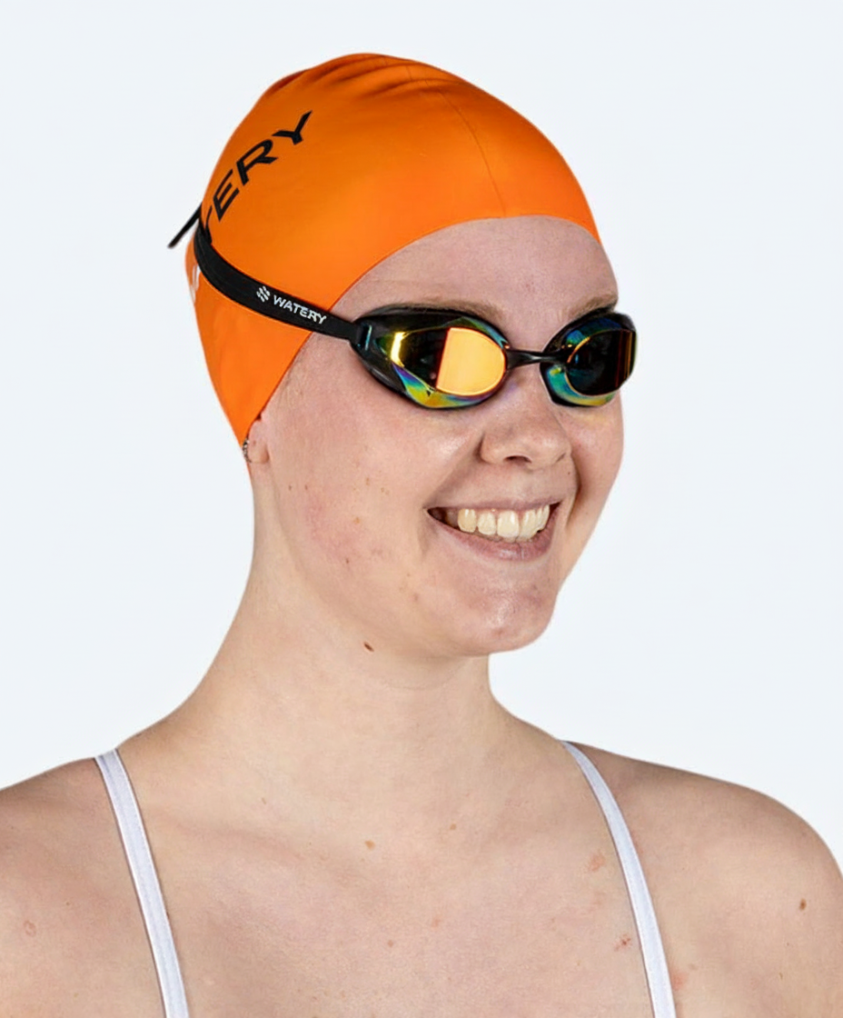 Watery badehætte (fra 10 år) - Signature - Orange