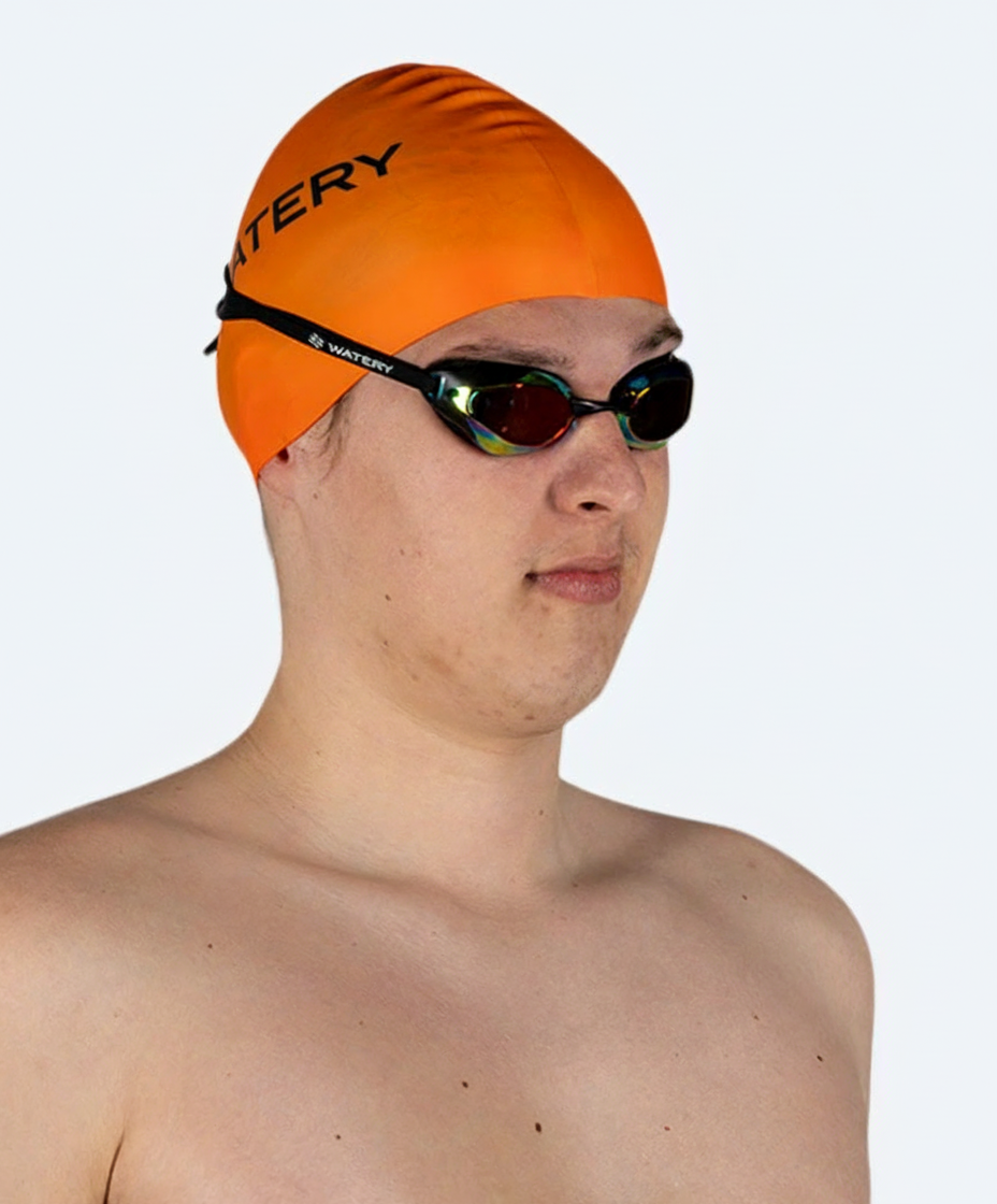 Watery badehætte (fra 10 år) - Signature - Orange
