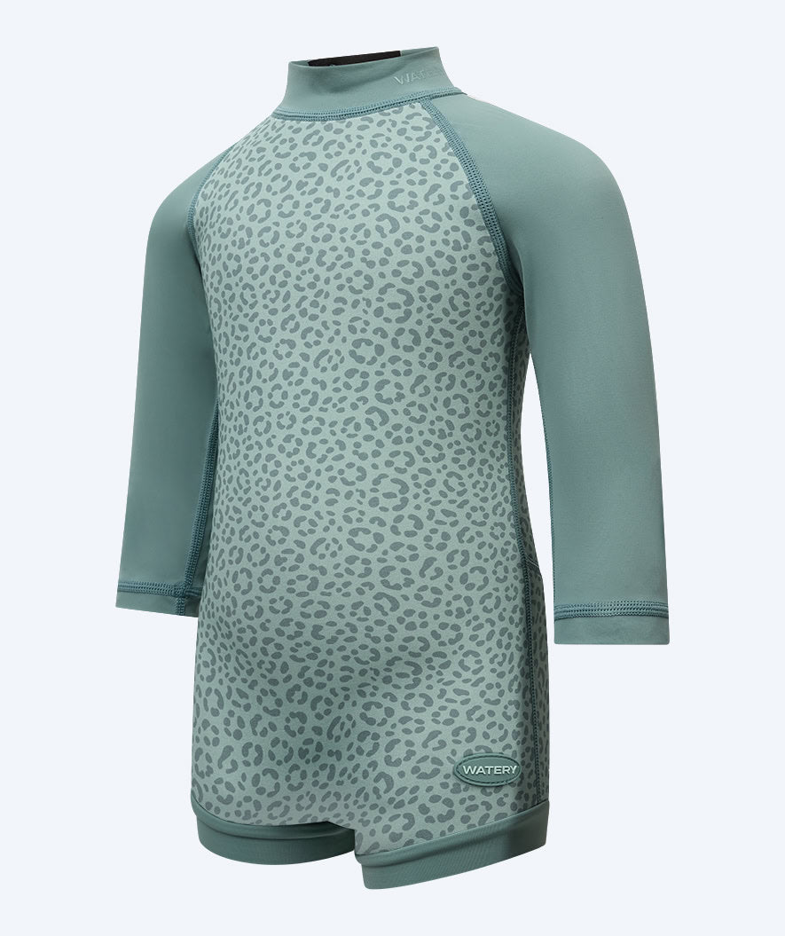 Watery våddragt til baby - Sunset Wrap - Grøn