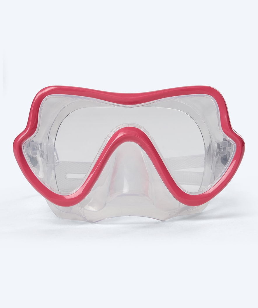 Watery dykkermaske til junior (8-15) - Trigger - Rød/klar