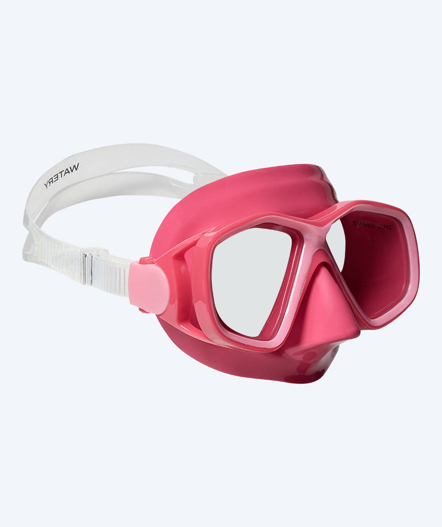 Watery dykkermaske til børn (4-10) - Tropical - Pink
