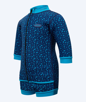 Watery våddragt til baby - Tropical Wrap'n Nappy - Atlantic Blue