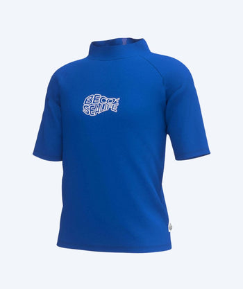 Beco UV-trøje til børn - Sealife Kortærmet Rashguard - Blå