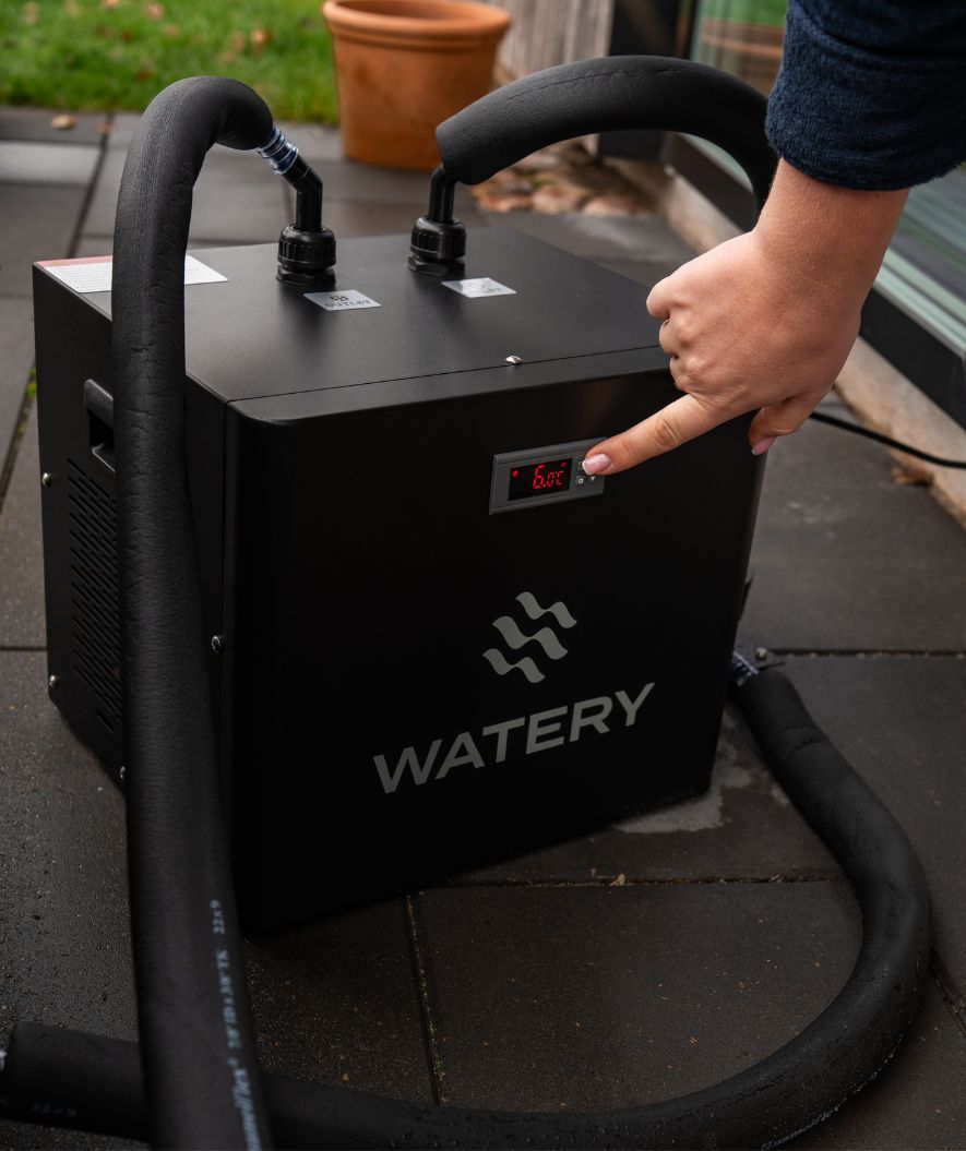 Watery vandkøler til isbad - Dense Cooler - Sort