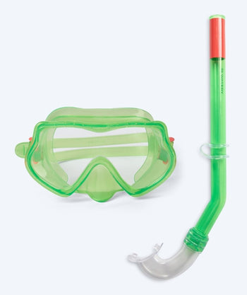 Watery Combo snorkelsæt til børn (4-10) - Winslet - Grøn