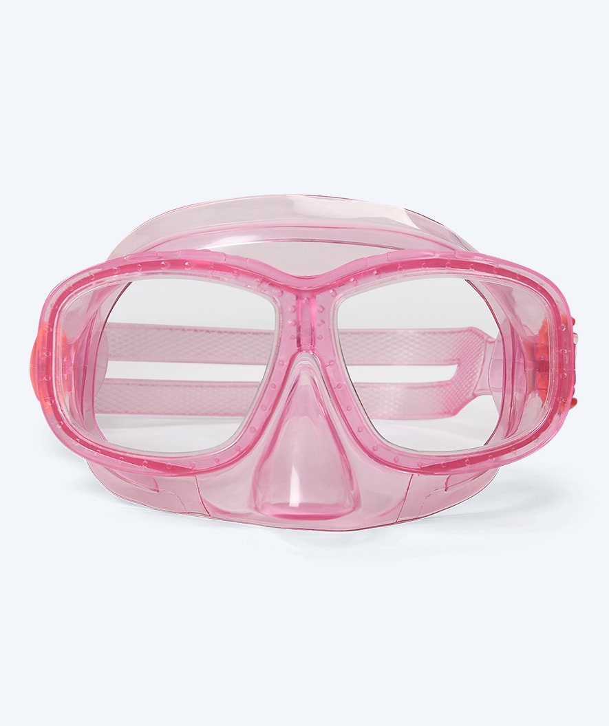Watery dykkermaske til børn (4-10) - Wyre - Lyserød