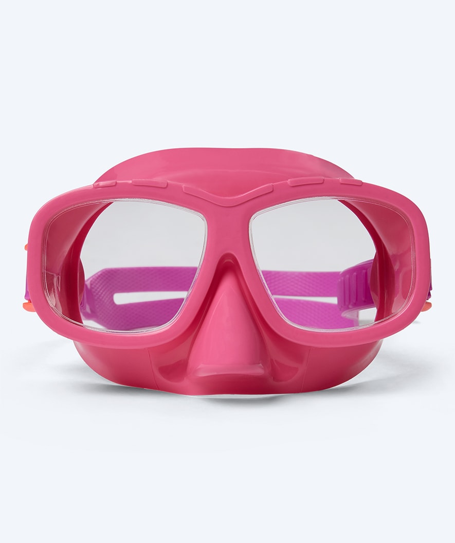 Watery dykkermaske til børn (4-10) - Wyre - Lyserød/lilla