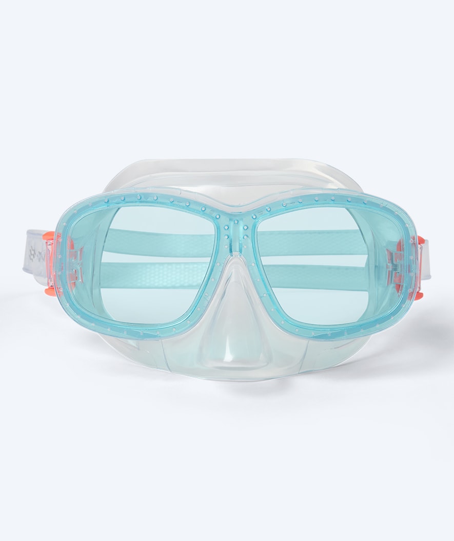 Watery dykkermaske til børn (4-10) - Wyre - Hvid/blå