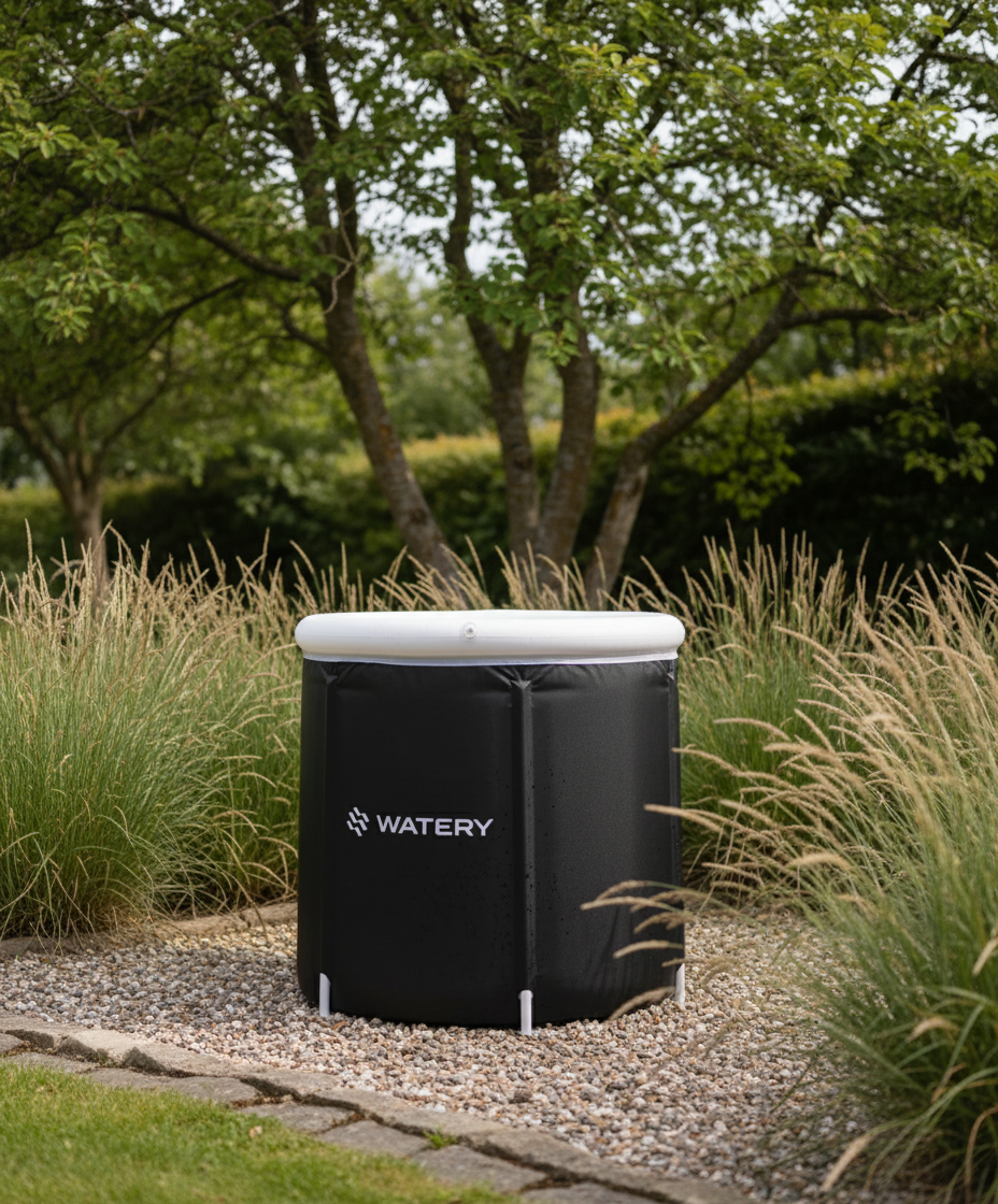 Watery oppustelig isbad - Hero - Sort