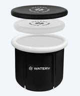 Watery oppustelig isbad - Hero - Sort